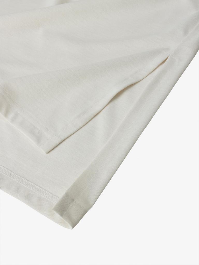 Helly Hansen HOW32300 Short Sleeve Loose UV Size M Women's One-Point Dress, Fit, Moisture-Wicking, Quick-Drying, Protection, Off-White,
