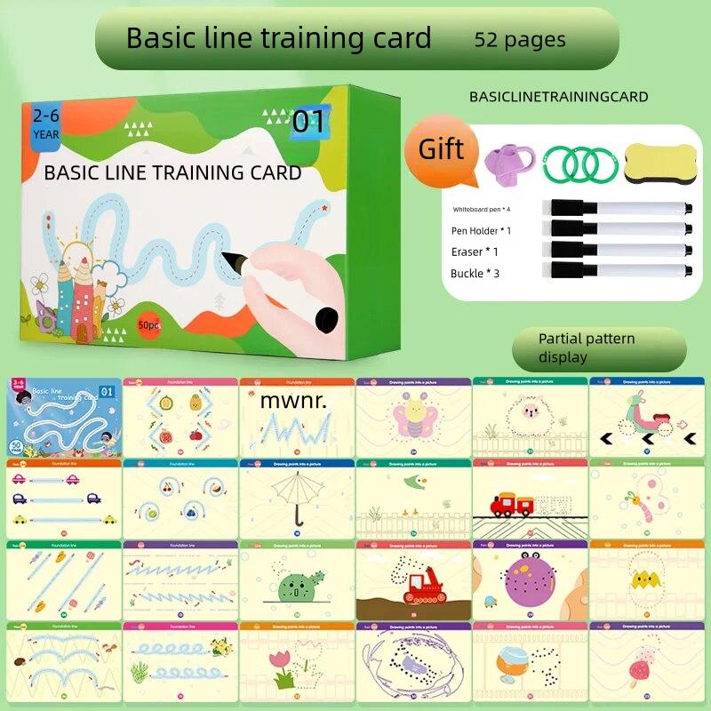 

Монтессори Волшебный набор игрушек для рисования для детей Обучение управлению ручкой Математическая игра «Цвет, форма, сопоставление» Обучающие развивающие игрушки для малышей