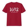 1692 They Missed One Funny Womens T Shirt Black vintage Washed Unisex designer clothes Versatile Breathable