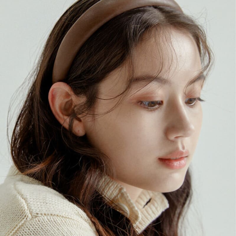 SOMETHINGGOOD Kissen Haarband Ökoleder