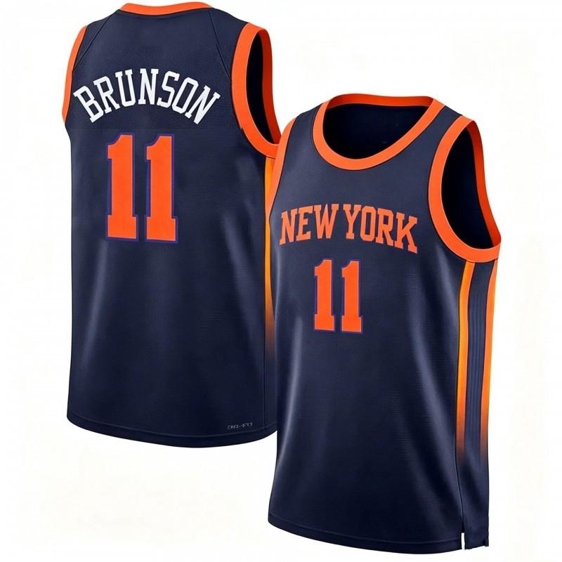 Mens NBA Basketball Jersey Sleeveless Custom11 Brunson 33 Ewing 32 25 Bridges Team Fan Apparel