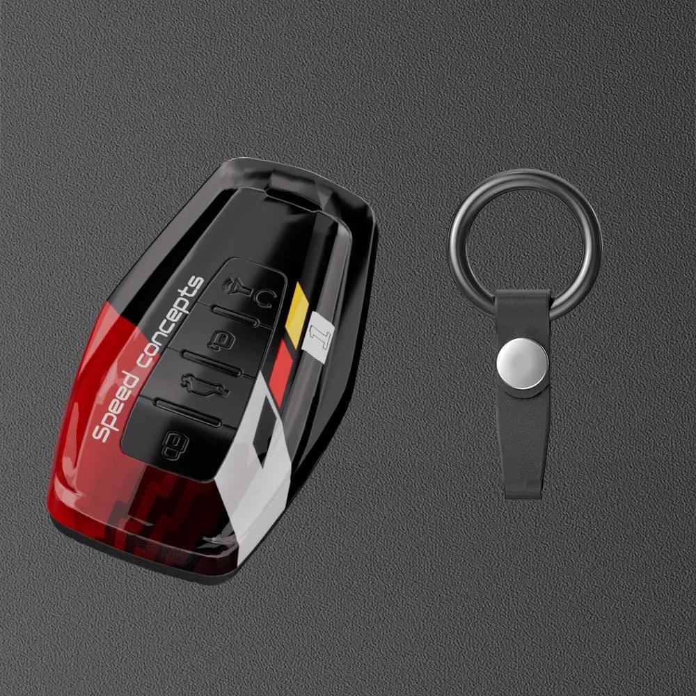 New Abs Car Key Cover Case Shell For Geely Coolray X6 Geometry C Emgrand Global Kulrey Hawk Gx7 Okavango Auto Key Accessories