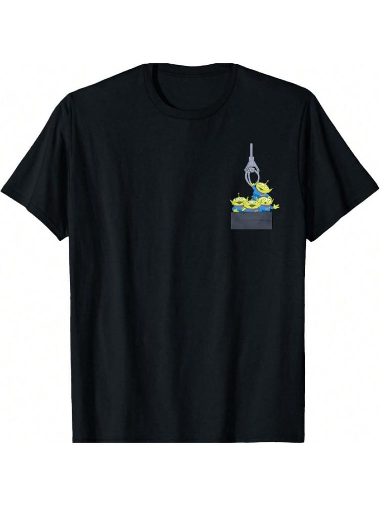 Pixar Aliens Claw Machine Pocket T-Shirt