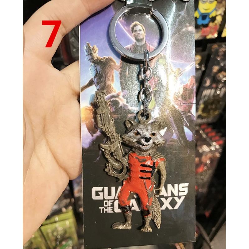 

The Of Guardians Galaxy Alloy Groot Raccoon Rocket Keyring Keychain Gift Pendant Style 7