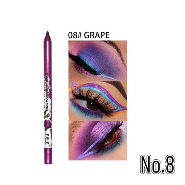 Dual-use Eyeliner and Eye Shadow Pen for Sweat-proof Makeup-Glittery Eyeliner and Shimmering Eye Shadow for Bold Looks