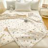 Cool Cotton Summer Thin Quilt, Machine Washable Single Double Pure Cotton Quilt, Air Conditioning Summer Blanket