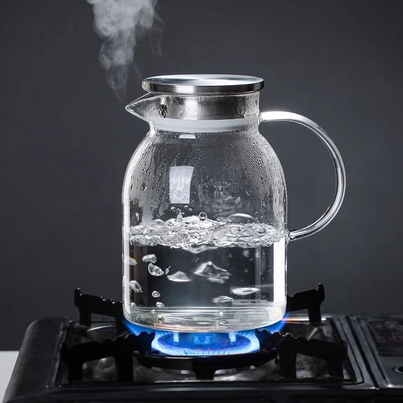 ZISIZ Heat-Resistant Glass Water Pitcher