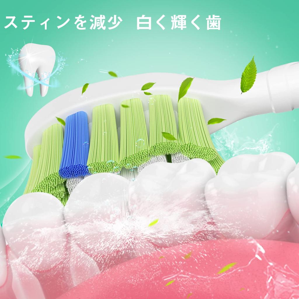 Trustnice Electric Toothbrush Replacement Compatible with Philips Diamond Clean Plaque Removal Replacement Brushes with Hygiene Covers for Home and