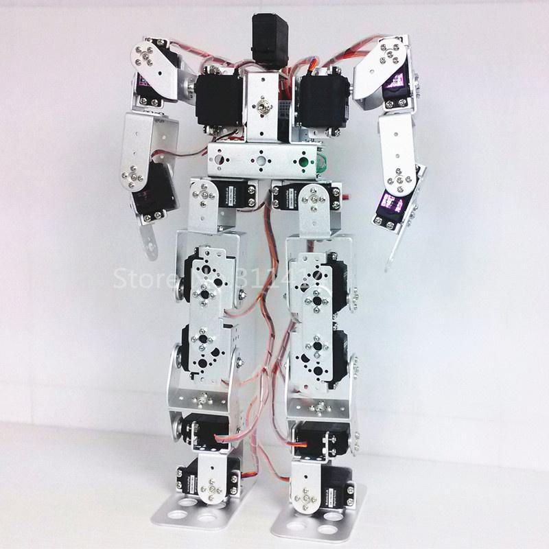 1set 17DOF Biped Robot Educational Robot Kit 17 Degrees Of Freedom Humanoid / Humanoids Walking / Feet Servo Bracket Kit