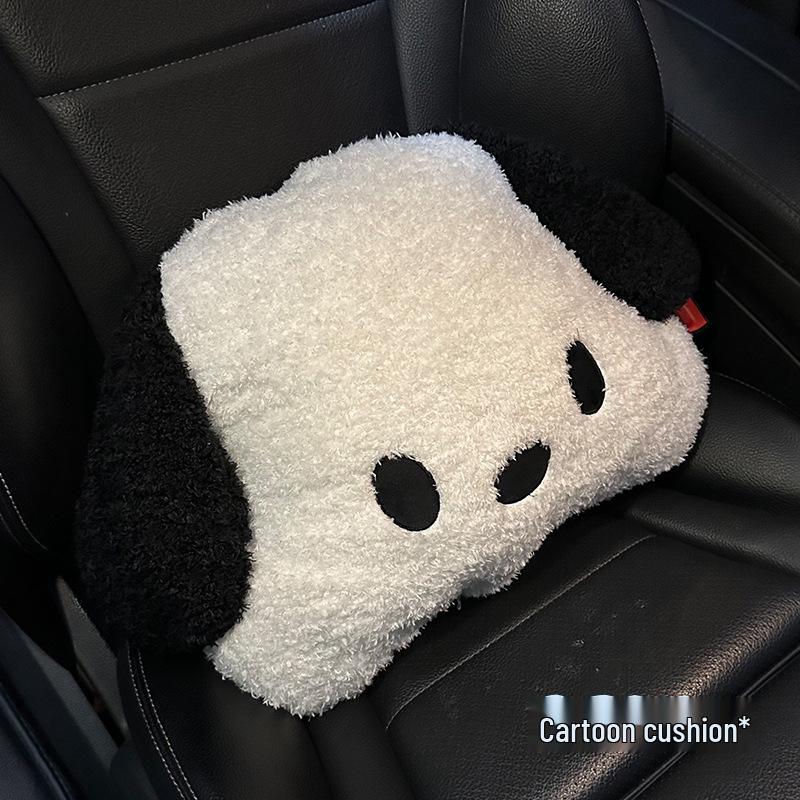 Perna Scaun Auto pentru Câini Pacha: Design Universal Desene Animate, Husă Semi-Wrap pentru Dame pentru Toate Sezoanele