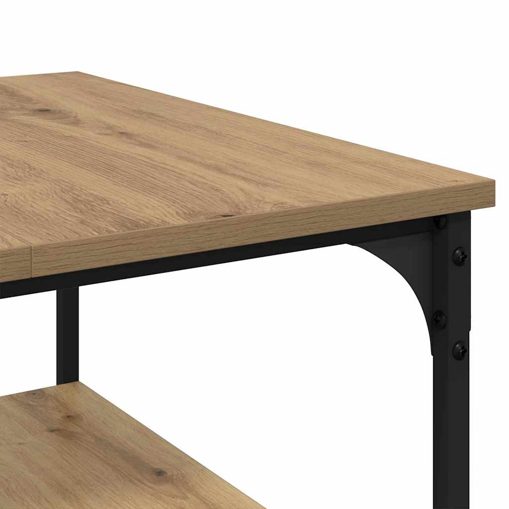Artisan Oak Coffee Table 55 X 55 X 40 Cm Particleboard