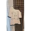 2KWEIRD Y2K Summer Top Off Shoulder Cartoon Print Short Sleeve Loose Versatile Japanese Style for Women