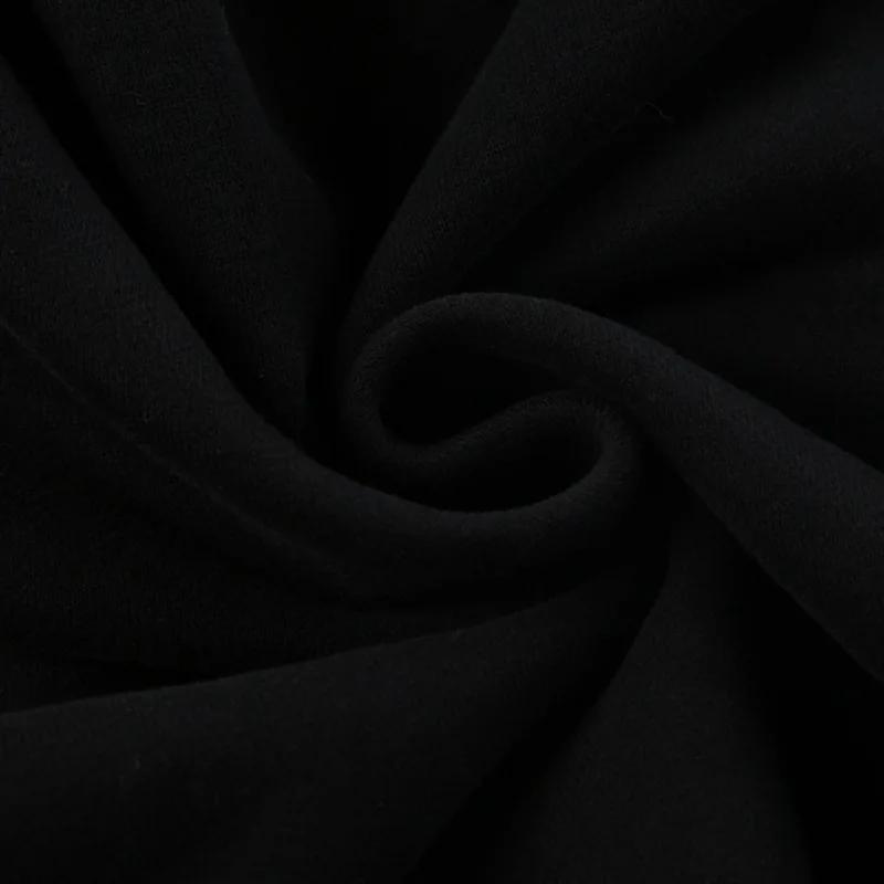Goth Dark Faux Fur Collar Hooded Cardigans, Zip Up Hoodies, Gothic Grunge Pockets, Black Jackets, Female Y2k Streetwear