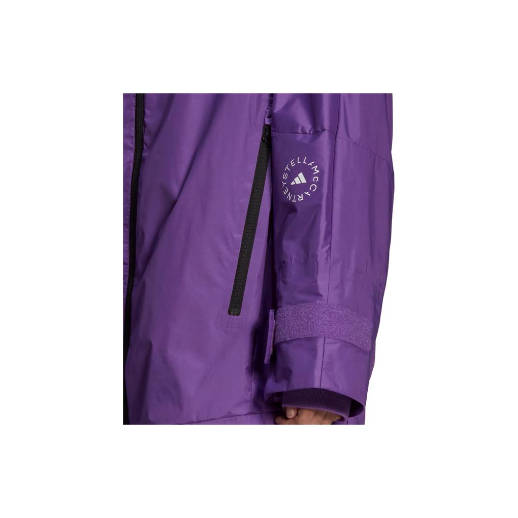Adidas X Jaqueta Esportiva Longa com Estampa de Logo Stella McCartney Jaquetas Femininas Roxo HG6888