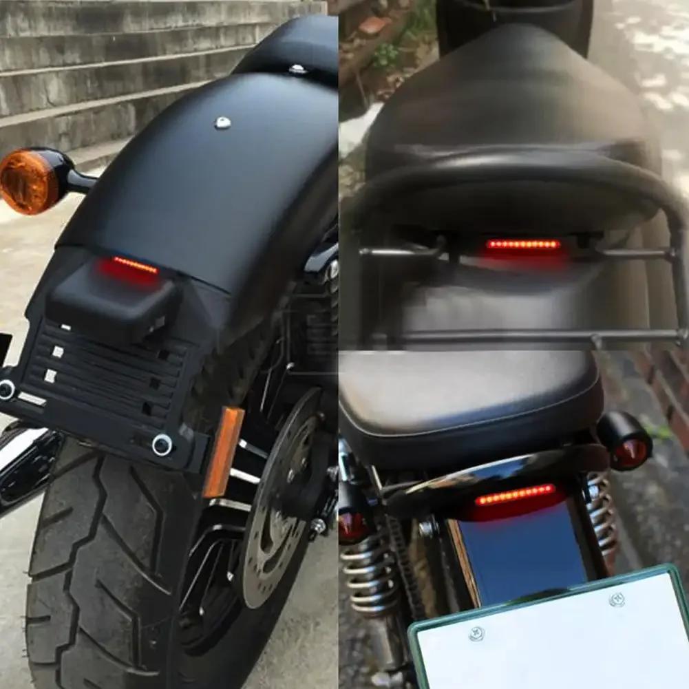 11 LED Motorcycle Rear Brake LED Tail Stop Light Lamp for Dirt bike Motorbike License Plate Light Decorative Lamp Universal 12V