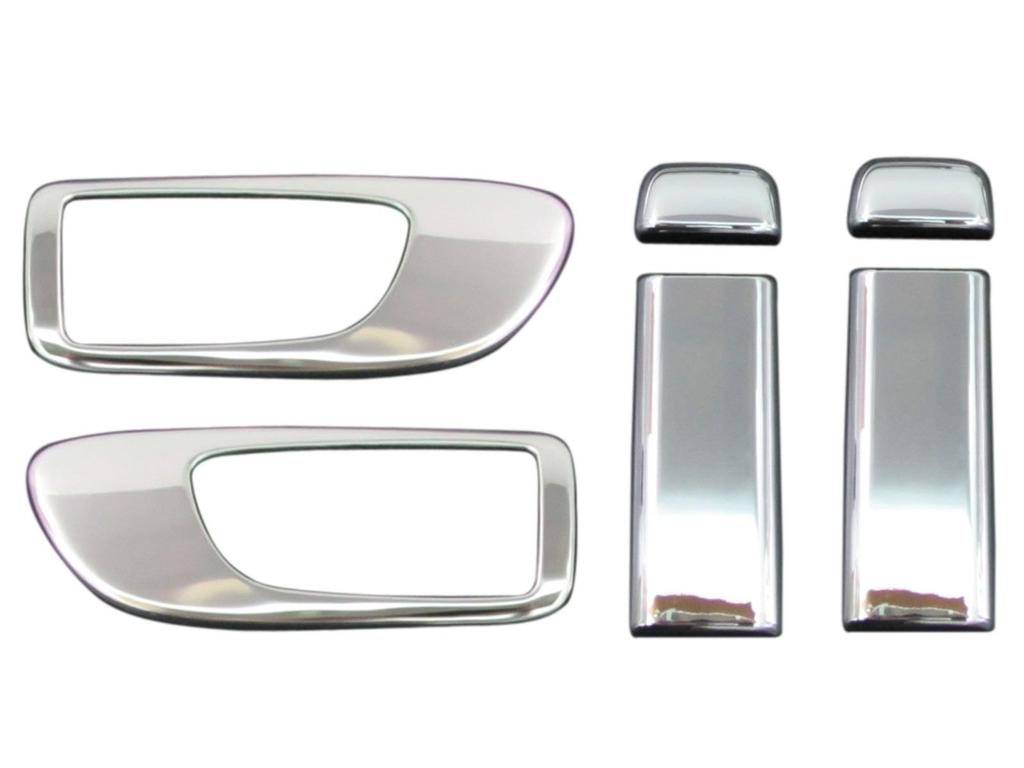 BRIGHTZ Lafesta CW Chrome Inner Door Handle Cover Knob Plate Full Set CWFFWN CWEAWN CWEFWN Highway Star Lafesta Highway Star 9165 [INS-DHC-024-A1C2]
