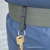 Premium Large Key Clip Belt Buckle with Compact Stainless Steel Design - Convenient EDC
