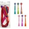 6Pcs Rainbow Dance Ribbons Handheld Rhythm Streamers Gymnastics Dance Decorations For Parties And Training Enduring