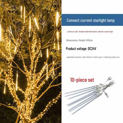 Outdoor Multi-color LED Meteor Shower Tree Light