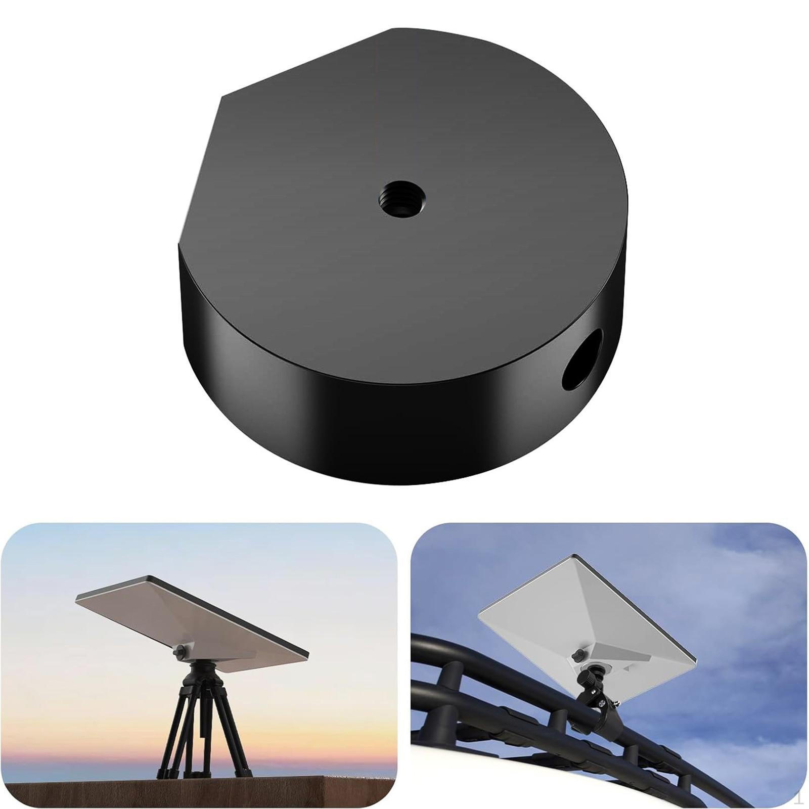 

Адаптер для штатива антенны, аксессуар, устойчивый, профессиональный, прочный, простой в установке, долговечный, практичный чёрный