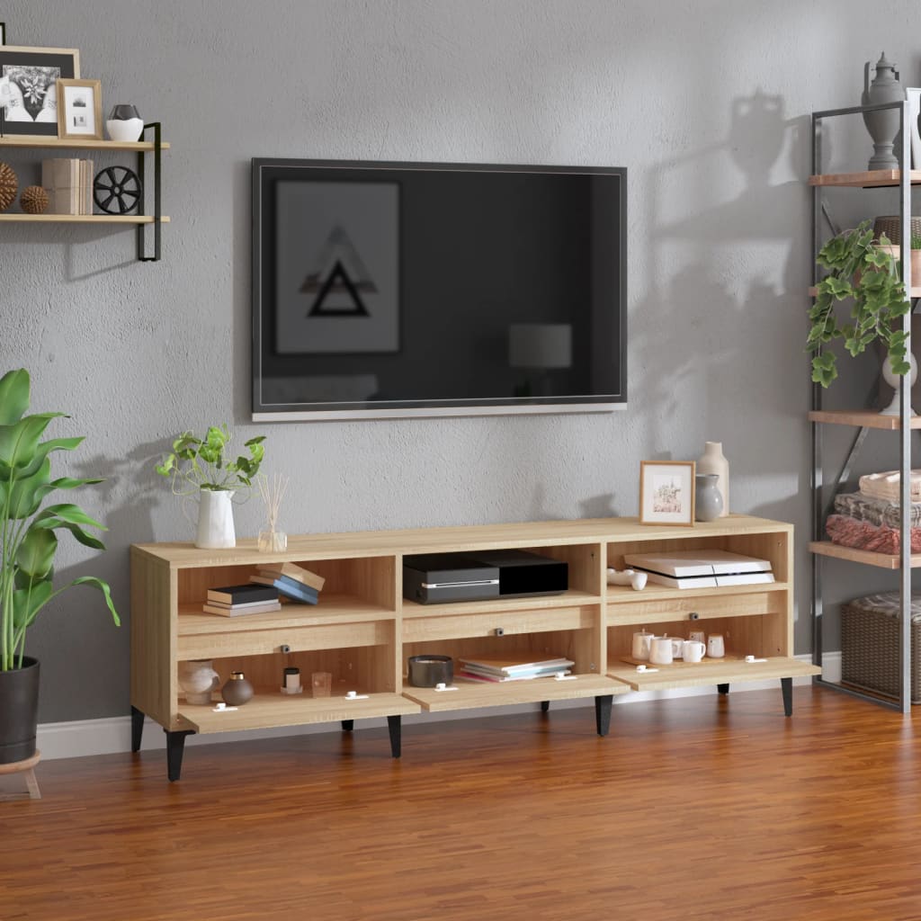 Szafka Pod Tv, Dąb Sonoma, 150X30X44,5 Cm