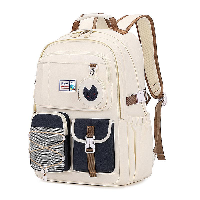 Schoolbag for Girls, High School Students, Large-capacity Backpack for College Students, Cute Backpack for Girls