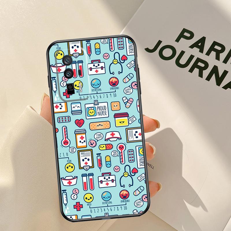Medical Doctor Nurse Case For Xiaomi 14 15 Ultra 13T 14T 15T 17 Pro Max POCO X7 X5 X6 Pro F5 F6 F7 F8 Pro Coque