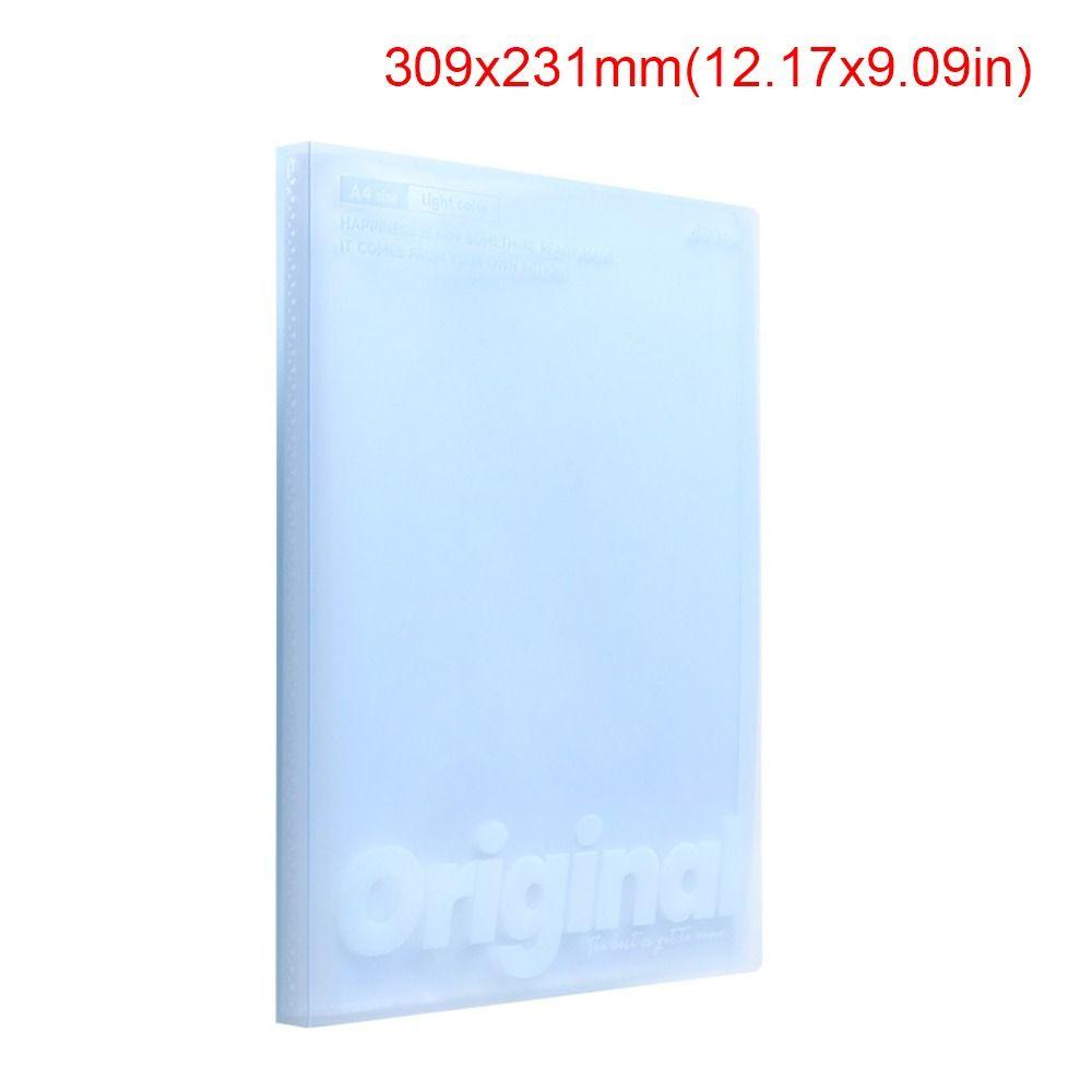20 Pages Vertical Hand-held Bag Waterproof Test Paper Storage Bag  for School Office Supplies