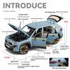 Simulation 1:24 THE-XM Alloy Car Model, Door-opening Car Model Ornaments, With Sound and Lights for Boys Toy Car Birthday Gift