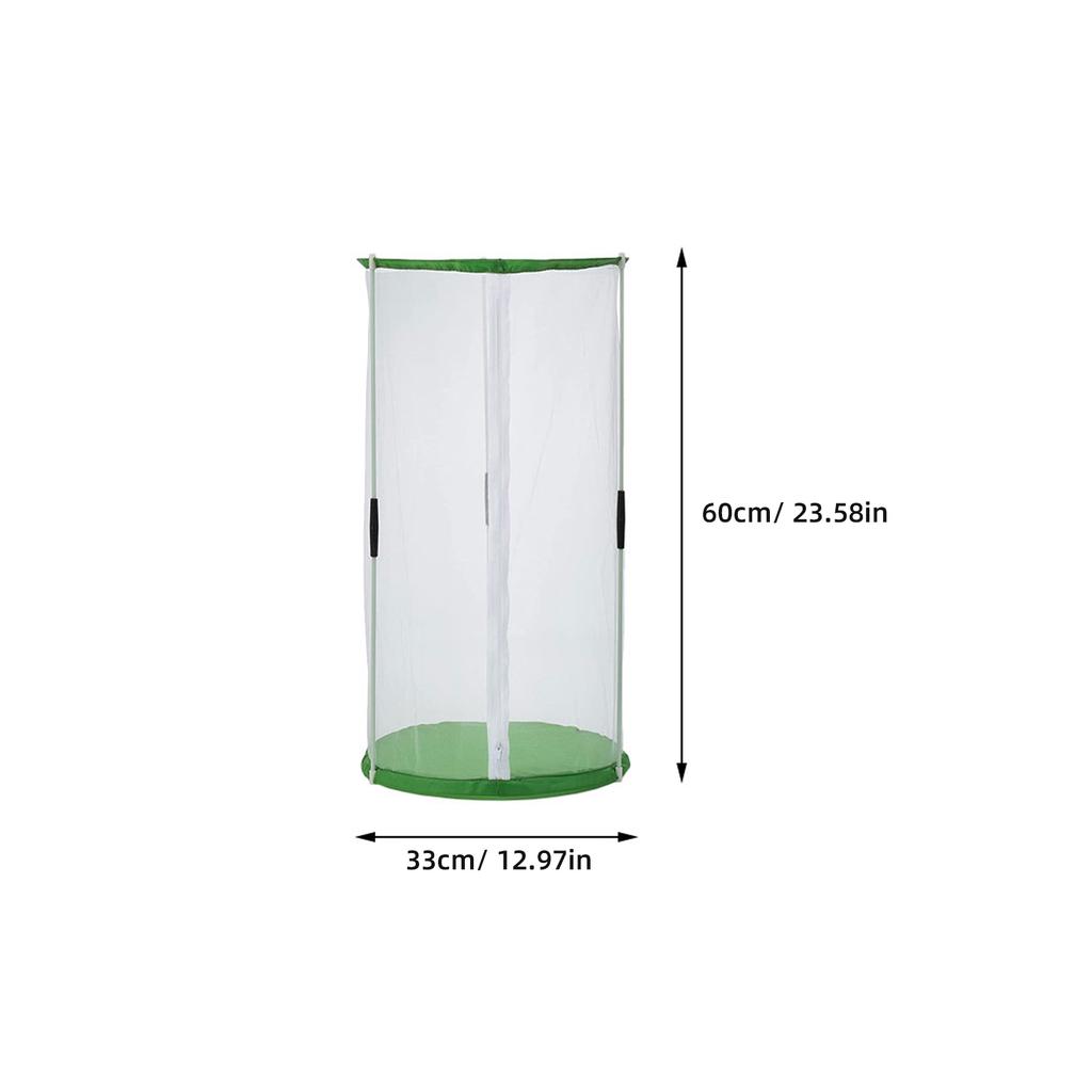  Butterfly Cage Visible Insect Observation House Transparent Enclosure Polyester Butterflies Habitat