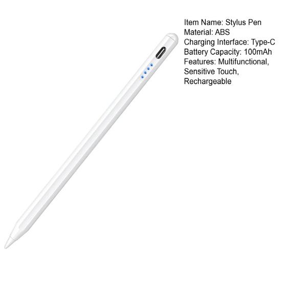 Multifunctional Smart Phone Stylus Pen Sensitive Touch Screen Pen Office Tablet Pen for Drawing Writing Planing Type-C Fast Charging