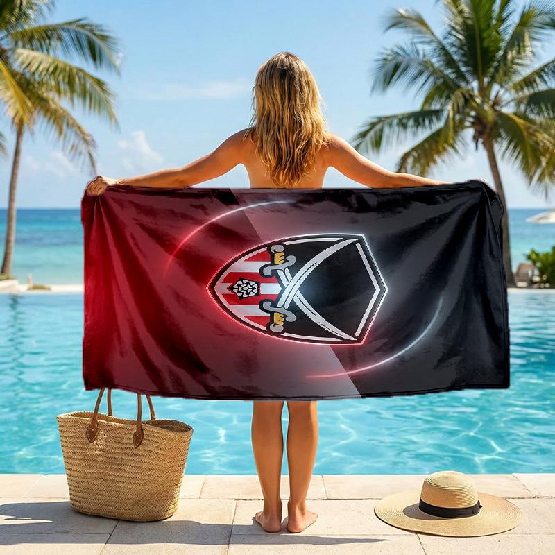 Asciugamano da Spiaggia Sheffield United Football Morbido Microfibra Asciugamano Estivo Asciugatura Rapida Assorbente per Spiaggia Piscina Viaggio