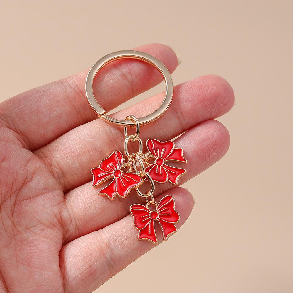 Trendy European and American Bow Knot Keychain Pendant