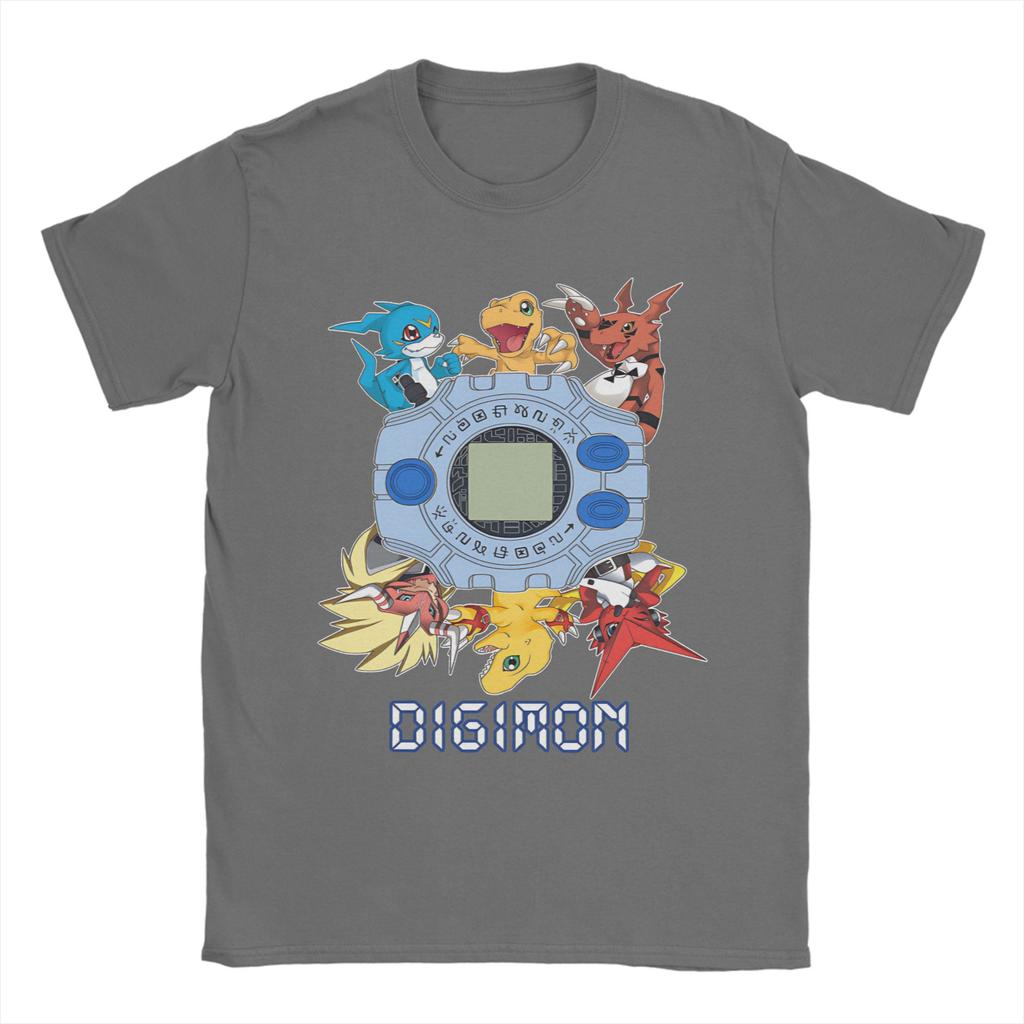 Men Women Digimon seasons T Shirts  Cotton Clothing Casual Short Sleeve Crewneck Tees Party T-Shirts