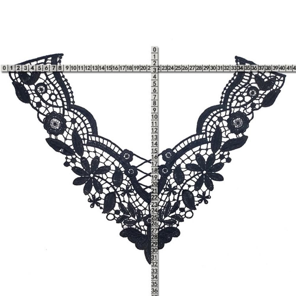 Handmade Neckline Collar Applique Elegant Hollow Out Trim DIY Sewing Supplies