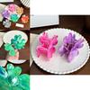 Versatile 8.2cm Hair Claw Clip With Beautiful Flower Pattern Ideal For Summer Fashion And Casual Looks
