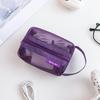 Large Capacity Mesh Zipper Bag for Coins, Keys, Cables, Earphones, and Phone Accessories