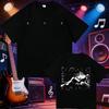 ROSALIA Lux Berghain Camiseta de Algodão Puro com Estampa Verão Exterior Masculina Feminina Street Solta Confortável Camiseta