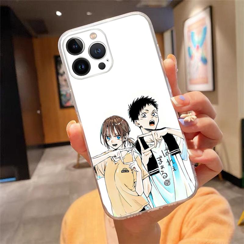 Phone Case For iphone 17 Pro Air 17ProMax 16 15 14 13 Pro Max 16 15 14 13 Pro 15Plus Blue Box Chinatsu Taiki Hina Chono