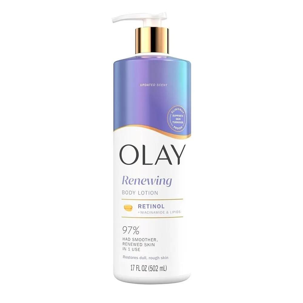 

Olay Body Lotion 502ml 1 Pack Renewing Olay Body Lotion for Women, Smoothing with Retinol Serum, Visibly