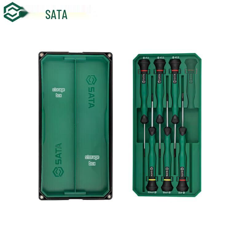 SATA 6-Piece Slotted Miniature Screwdriver Set