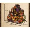 DIY Big Doll House Wooden Puzzle Miniature Furniture Dollhouse Handmade Home Craft Assembly Toys for Children Adults Birthday Gifts