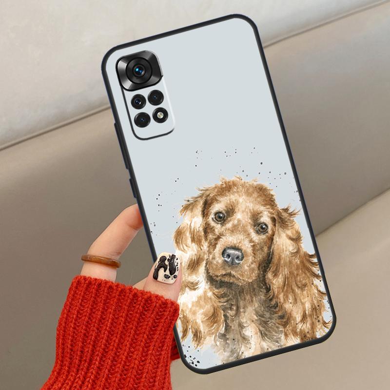 

Cocker Spaniel Dog Case For Xiaomi Redmi Note 14 13 12 10 11 15 Pro Plus Cover For Redmi 15 15C 13C 10C 12C 14C Redmi 15C 5G