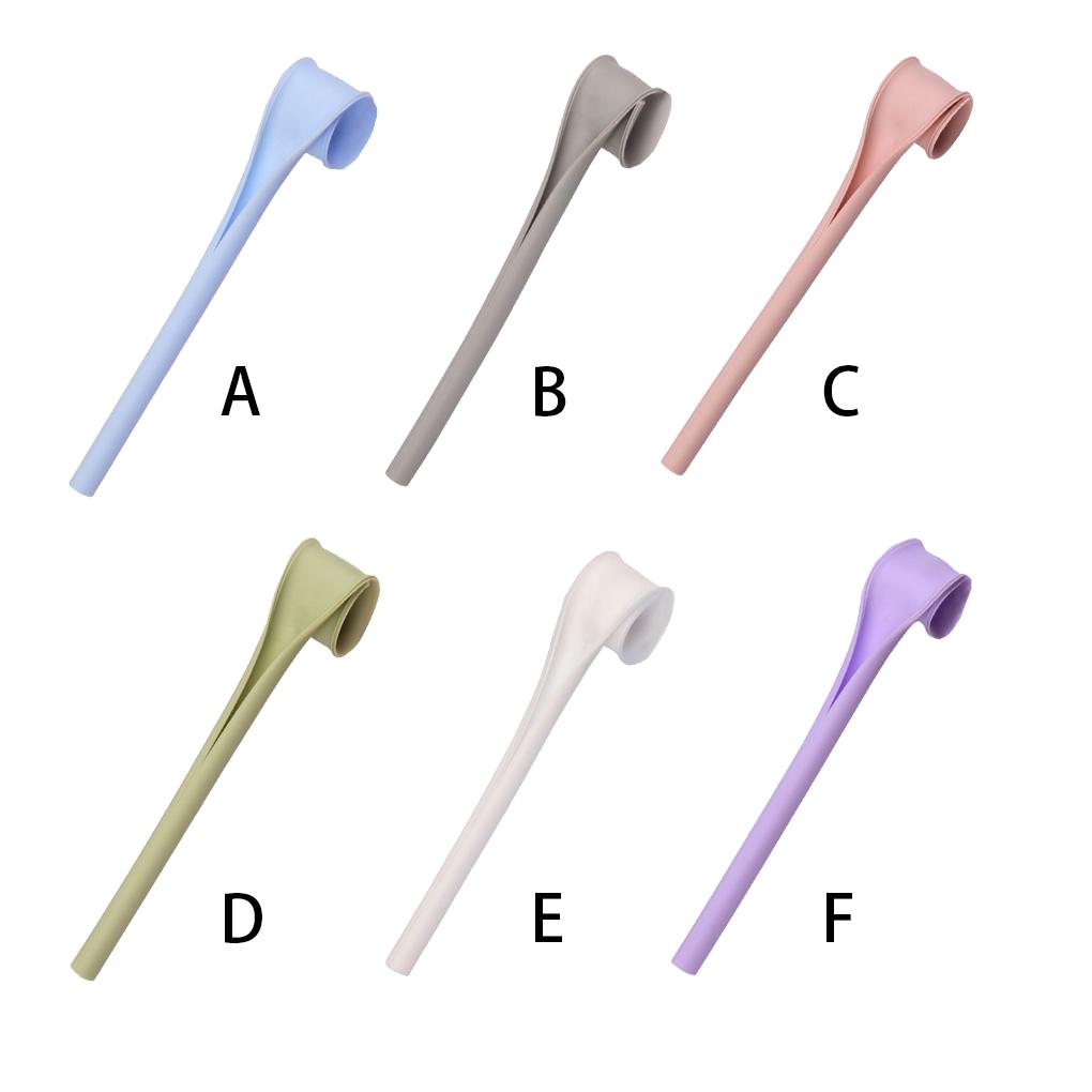 Pack of 6 Silicone Straws Reusable Detachable Soft Drinking Beverage Openable Snap Portable Travel Party Accessories