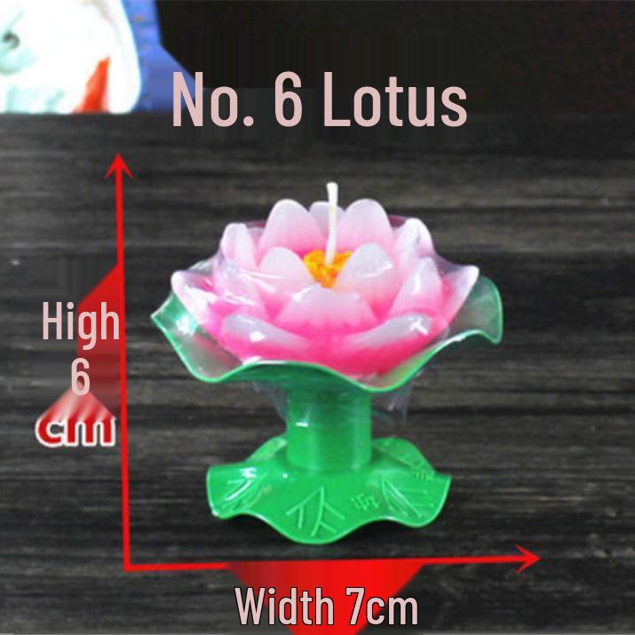 Свечи в виде лотоса: Красные плавающие свечи-лотосы для вотивных свечей, подарочная коробка