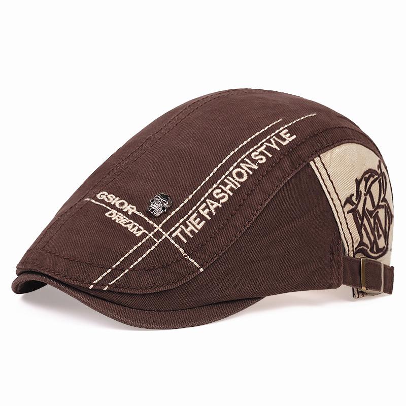 Men's AND WOMEN'S All-purpose Beret Cotton Skull Cap Decorated Casual and Fashionable Matching Cap Four Seasons Style