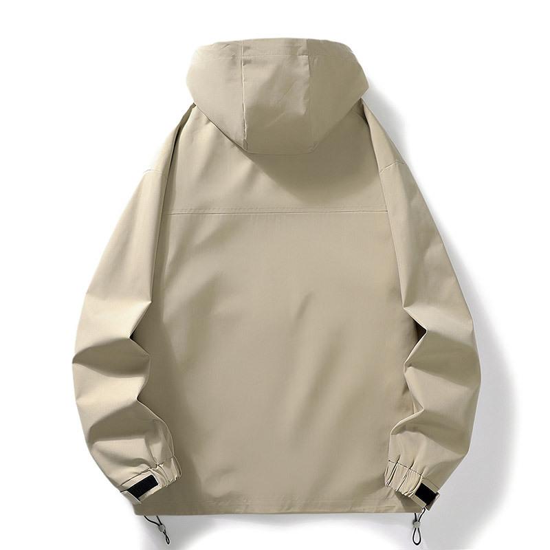 Spring and Autumn Jacket Jacket Men's Thin Trendy Brand Fat Plus Size Loose Top