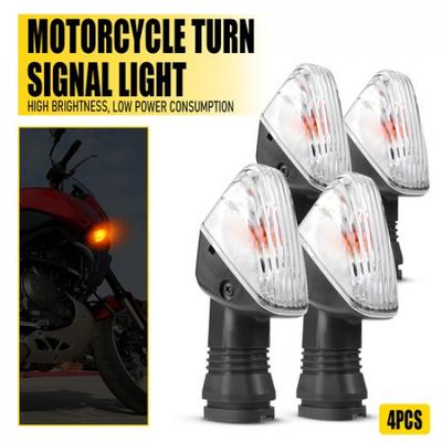 4x Clear F&R Turn Signal Fit Light KAWASAKI ZX-6RR ZX-6R NINJA ZX-10R ZX-10RR