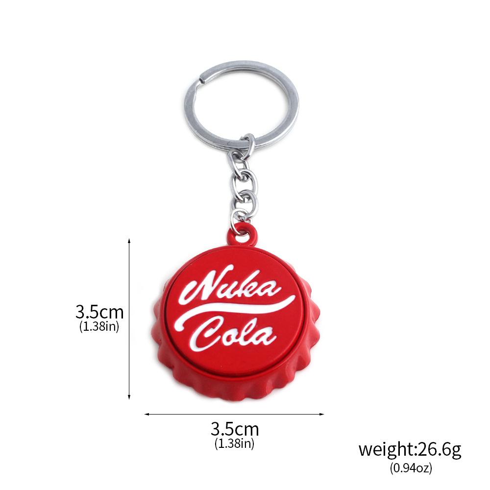 Herní periferie: Přívěsek na klíče s víčkem od láhve Coca Cola, Kovový přívěsek otvírák na láhve, Otvírák na láhve klasického tvaru