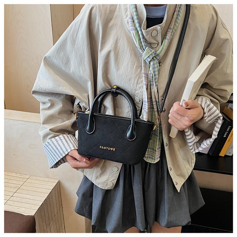 Suede Bag Women's Autumn and Winter Versatile New Matte Retro Messenger Bag Premium Bucket Bag